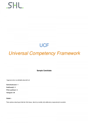 UCF Sample Report with Dev. Tips (CZ)