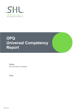 Universal Competency Report