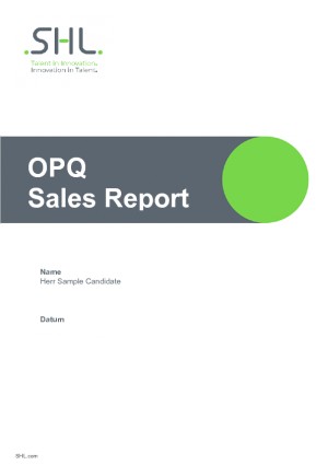 OPQ Sales Report (DE)